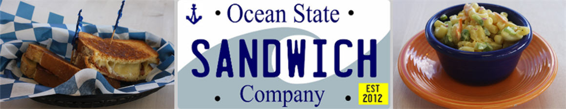Eating Sandwich at Ocean State Sandwich Company restaurant in Providence, RI.